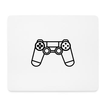 Videospiel-Controller - Mousepad (Querformat) - Weiß - Vorne