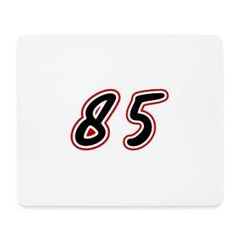 85 Symbole numérique - Tapis de souris (format paysage) - blanc - Devant