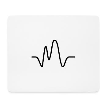 Heartbeat - Mouse Pad (horizontal) - white - Front