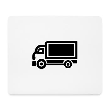 Lkw - Mousepad (Querformat) - Weiß - Vorne