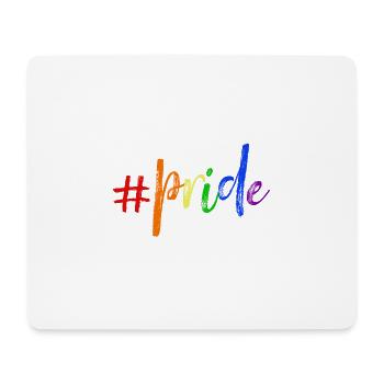 LGBT Rainbow Gay Pride Homo Lesbian Gay - Mouse Pad (horizontal) - white - Front