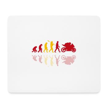 Motorcycle Evolution Vintage Shadow Spain Biker - Mousepad (Querformat) - Weiß - Vorne