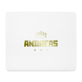 Andreas - Mousepad (Querformat) - Weiß - Vorne