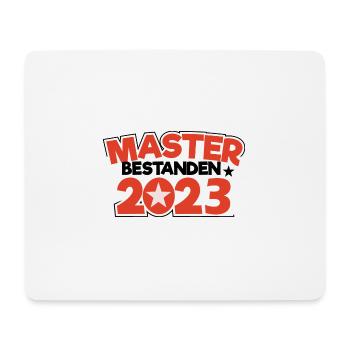 Master 2023 Abschluss Promotion Sponsion Uni - Mousepad (Querformat) - Weiß - Vorne