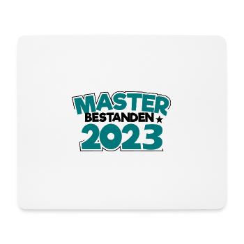 Master 2023 Abschluss Promotion Sponsion Uni - Mousepad (Querformat) - Weiß - Vorne