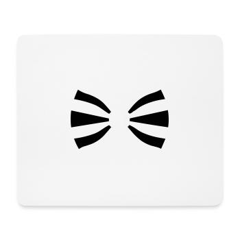 Binden - Mousepad (Querformat) - Weiß - Vorne