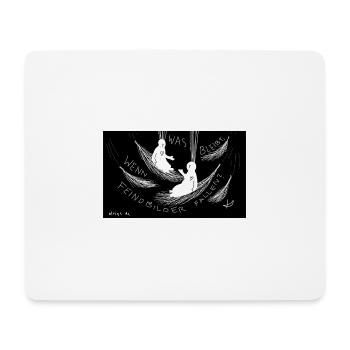Was bleibt, wenn Feindbilder fallen? - Mousepad (Querformat) - Weiß - Vorne
