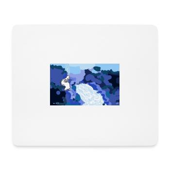 Im Frieden sein - Mousepad (Querformat) - Weiß - Vorne