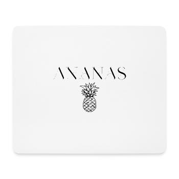 Ananas Design - Mousepad (Querformat) - Weiß - Vorne