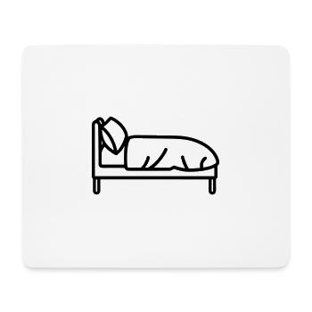 bed - Mouse Pad (horizontal) - white - Front