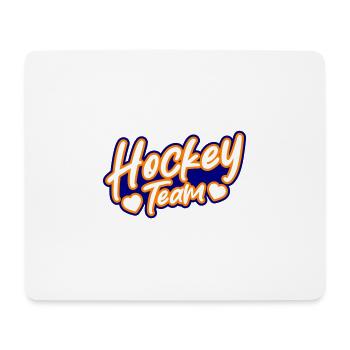 Équipe de hockey - Tapis de souris (format paysage) - blanc - Devant