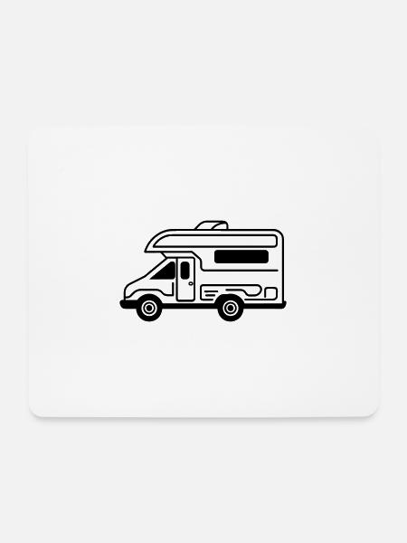 Wohnmobil - Mousepad (Querformat) - Weiß