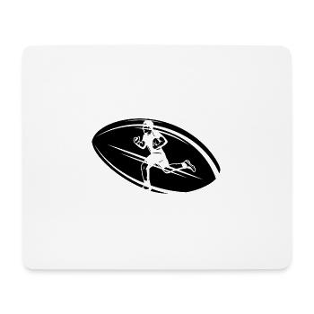 Retro Rugby Rugby Fan Rugby Players Rugby Play - Mouse Pad (horizontal) - white - Front