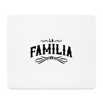la familia - Tapis de souris (format paysage) - blanc - Devant