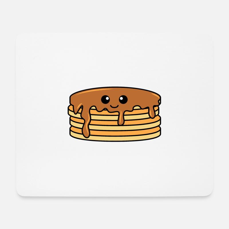 Pancake Comic - Mousepad (Querformat) - Weiß