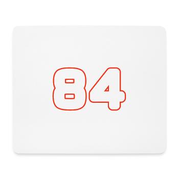 Symbole numérique 84 - Tapis de souris (format paysage) - blanc - Devant