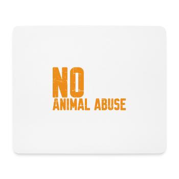 Aucune excuse pour la maltraitance animale 7 - Tapis de souris (format paysage) - blanc - Devant