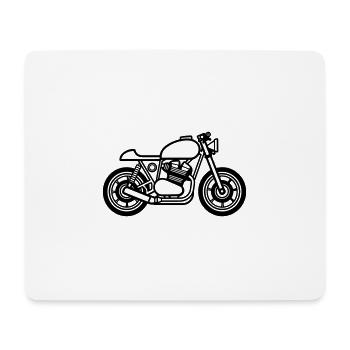 Motorrad - Mousepad (Querformat) - Weiß - Vorne