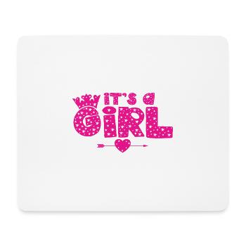 It´s a girl - Mousepad (Querformat) - Weiß - Vorne