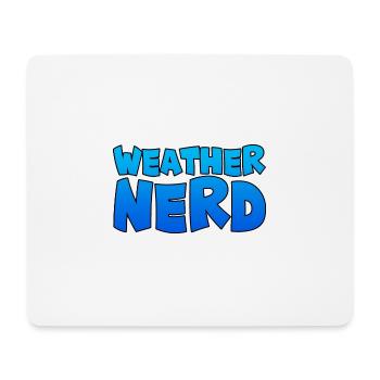 Weather Nerd - Mouse Pad (horizontal) - white - Front