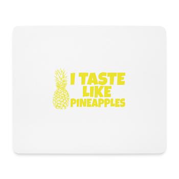 J’ai le goût des ananas Style de vie échangiste - Tapis de souris (format paysage) - blanc - Devant
