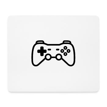 Videospiel-Controller - Mousepad (Querformat) - Weiß - Vorne