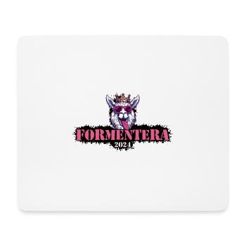 Formentera 2024 Alpaga - Tapis de souris (format paysage) - blanc - Devant