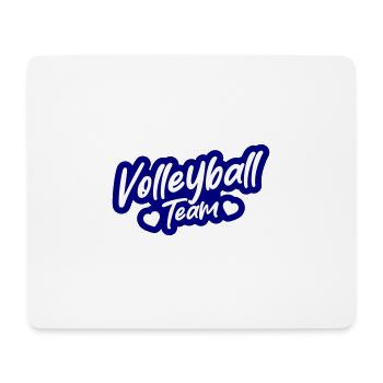 Équipe de volley-ball - Tapis de souris (format paysage) - blanc - Devant