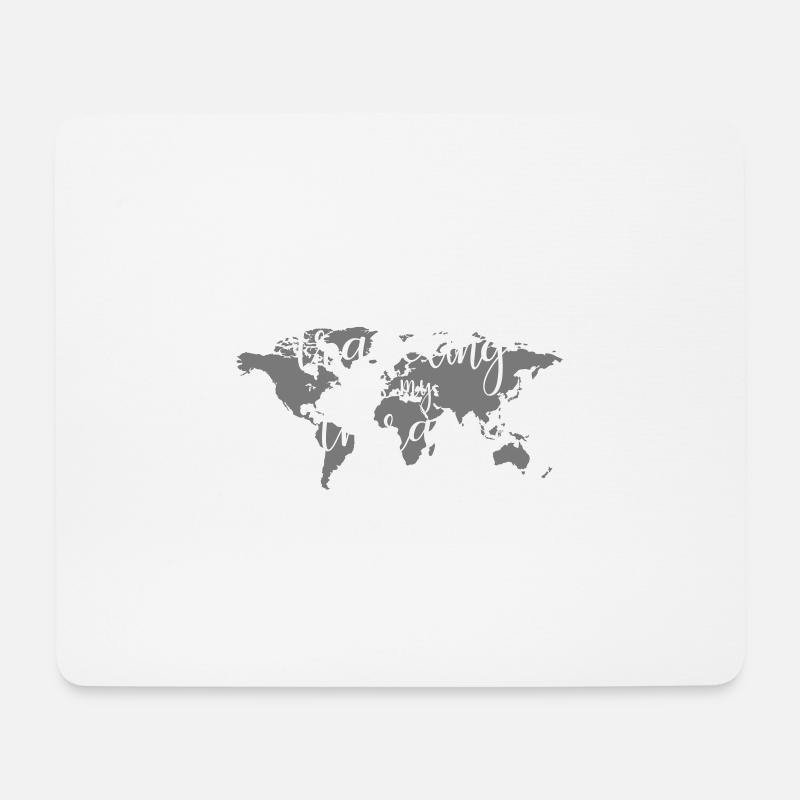Reise Therapie Weltreise Urlaub Tour Meer Geschenk - Mousepad (Querformat) - Weiß