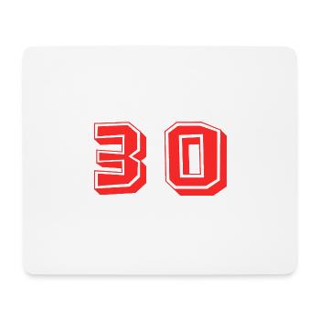 30 JAHRE. 30-jähriges JUBILÄUM. JUBILÄUM 30 JAHRE. 30 - Mousepad (Querformat) - Weiß - Vorne