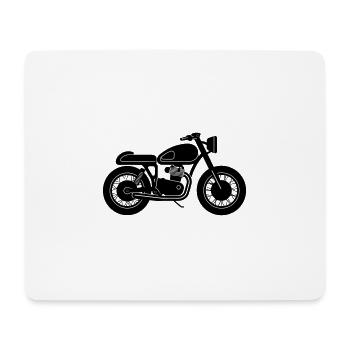 Motorrad - Mousepad (Querformat) - Weiß - Vorne