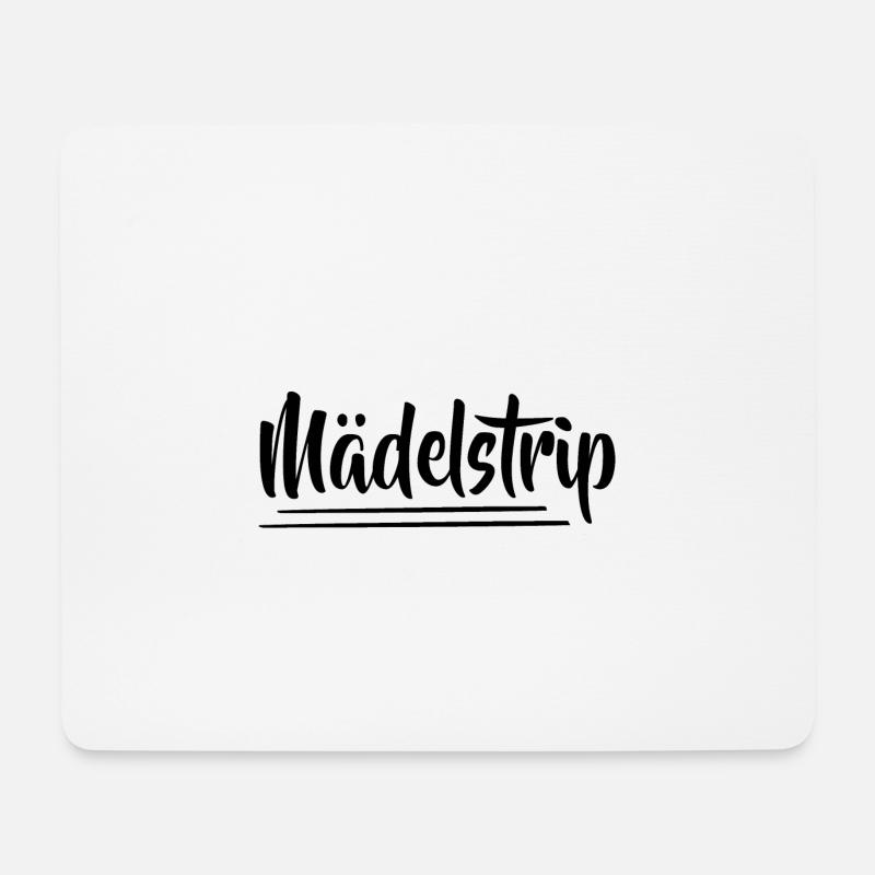 Mädelstrip Girls Trip Crew Mädelstour Mädels - Mousepad (Querformat) - Weiß