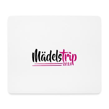 Mädelstrip 2024 Girls Trip Mädelstour Mädlstrip - Mousepad (Querformat) - Weiß - Vorne