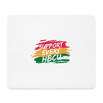 i Support Every HBCU Student Alumni Black Teacher - Mouse Pad (horizontal) - white - Front