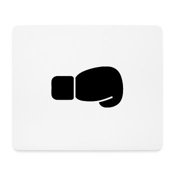 gant de boxe - Tapis de souris (format paysage) - blanc - Devant