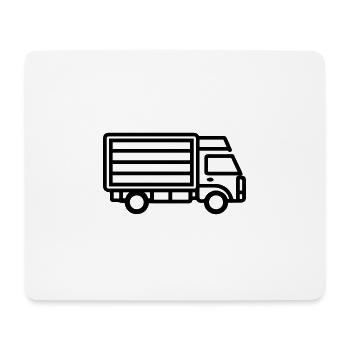 Lkw - Mousepad (Querformat) - Weiß - Vorne