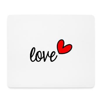 LIEBE. GERADE VERHEIRATET. VALENTINSTAG. JUNGGESELLINNENABSCHIED - Mousepad (Querformat) - Weiß - Vorne
