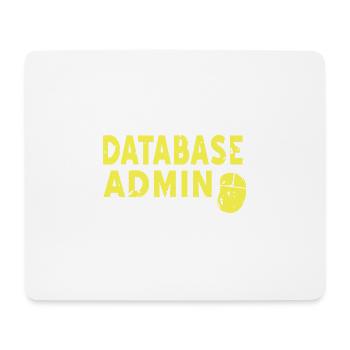 Retro Vintage DATABASE Admin Awesome Designs - Mouse Pad (horizontal) - white - Front
