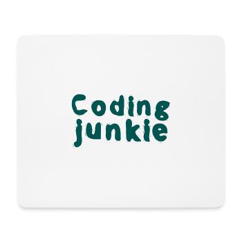 Coding Junkie 2 - Mousepad (Querformat) - Weiß - Vorne