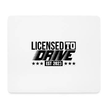 Driver's license 2023 driving test passed gift - Mouse Pad (horizontal) - white - Front
