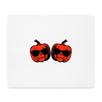 Halloween pumpkin icon - Mouse Pad (horizontal) - white - Front