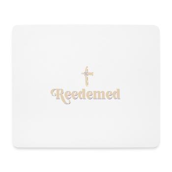 Redeemed Religious Christian Jesus Holy Cross - Mouse Pad (horizontal) - white - Front