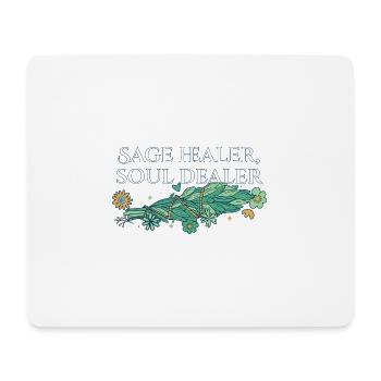 Sage Healer Soul Dealer Smudge Sticks Healing - Mousepad (Querformat) - Weiß - Vorne