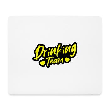 Drinking Team - Mousepad (Querformat) - Weiß - Vorne