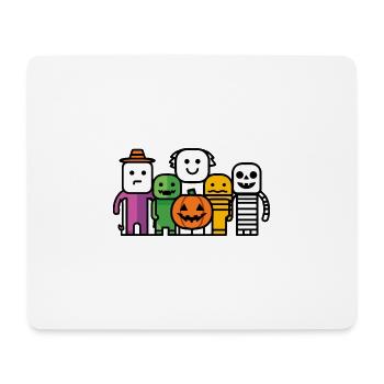 Halloween Party Comic - Mousepad (Querformat) - Weiß - Vorne