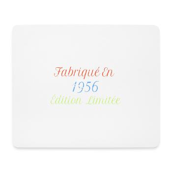 Rétro Fabriqué En 1956 Édition Limitée Présente - Mousepad (Querformat) - Weiß - Vorne