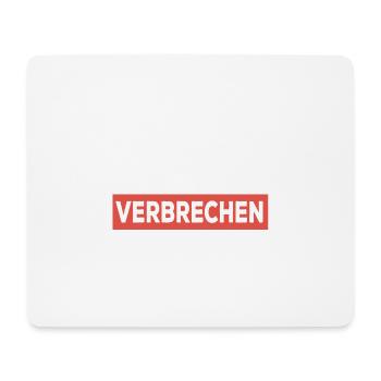 Motorradfahren ist kein Verbrechen Motorrad Fahrer - Mousepad (Querformat) - Weiß - Vorne