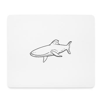 Wal - Mousepad (Querformat) - Weiß - Vorne