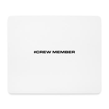 Crew Mitglied Herz Liebe - Mousepad (Querformat) - Weiß - Vorne