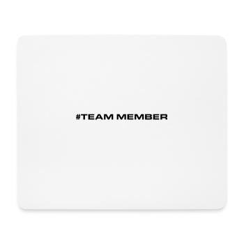 Team Member Heart Love - Mouse Pad (horizontal) - white - Front